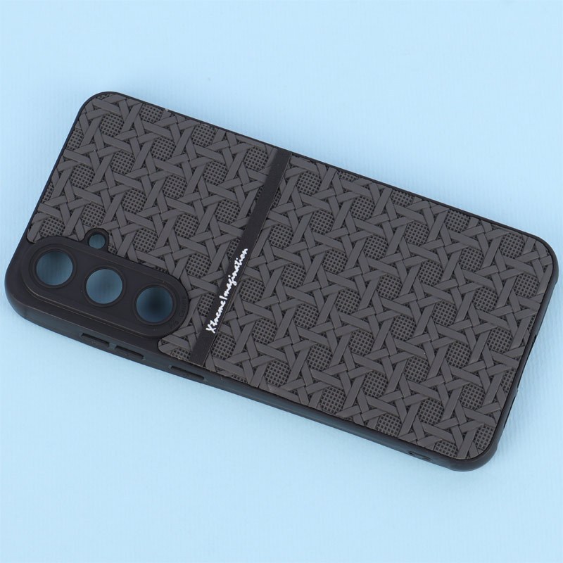 قاب ژله ای سامسونگ Galaxy S24 FE طرح حصیری محافظ لنزدار Pro Camera