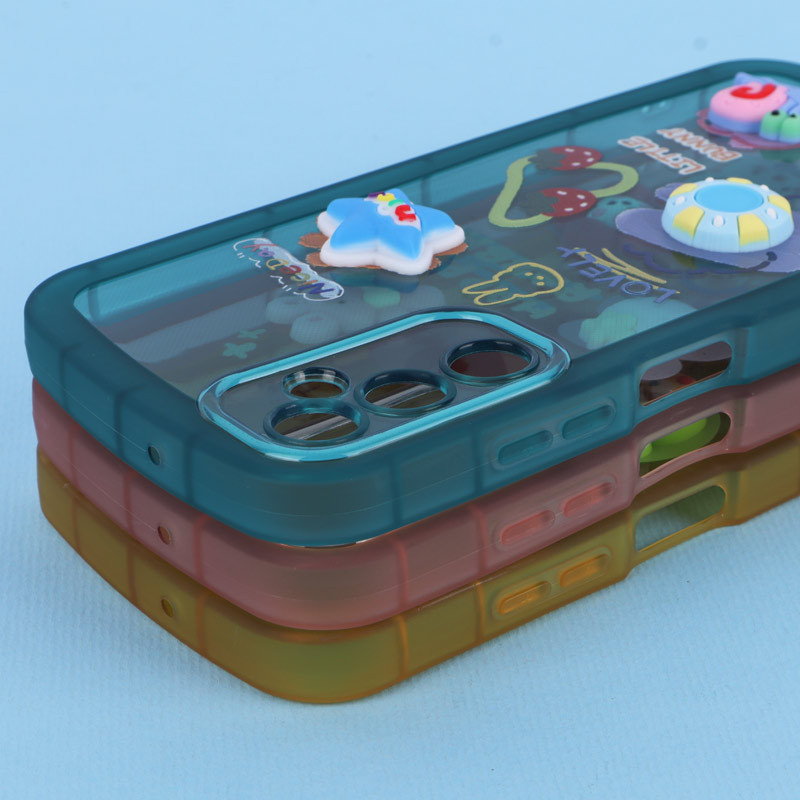 قاب Fashion Case سامسونگ Galaxy A05s عروسک برجسته محافظ لنزدار