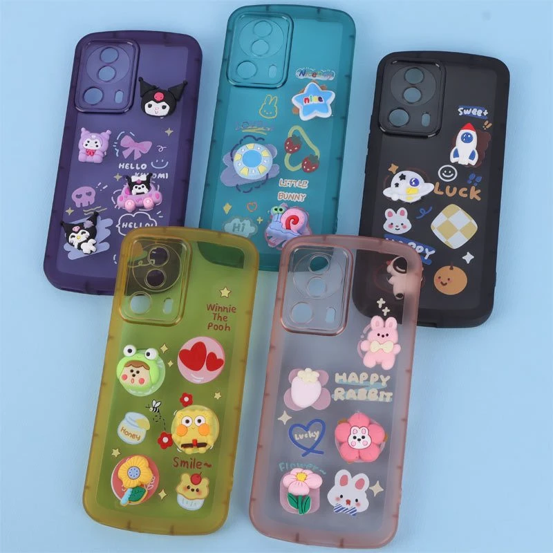 قاب Fashion Case شیائومی Xiaomi 13 Lite عروسک برجسته محافظ لنزدار