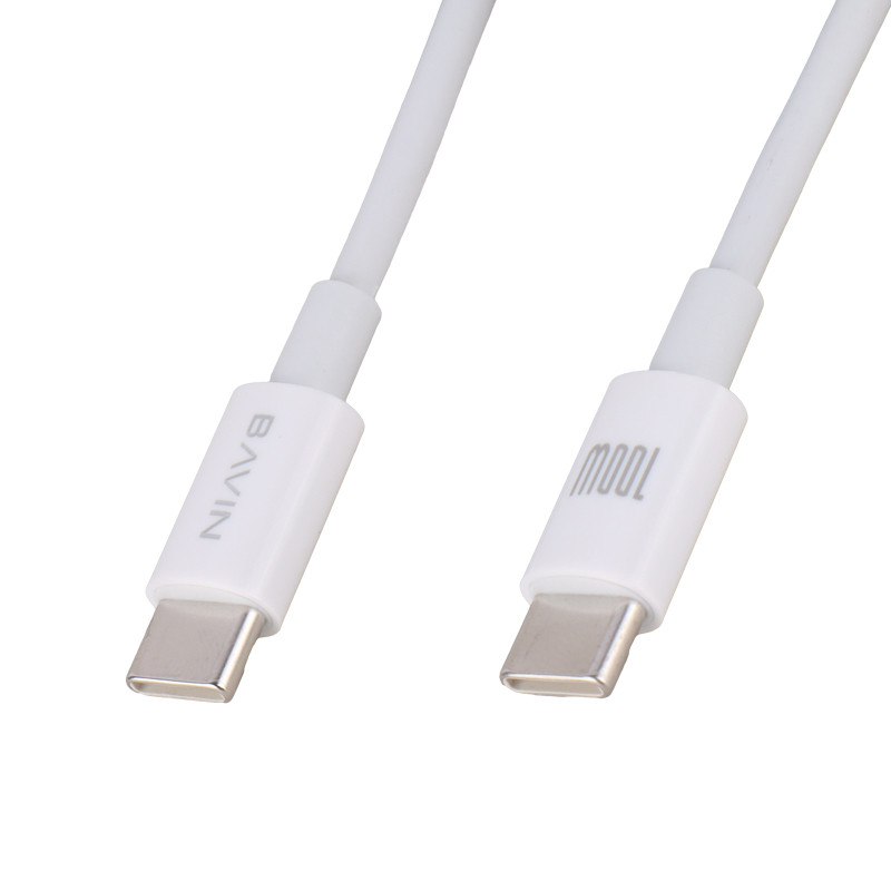 کابل تبدیل فست شارژ Bavin CB274-100W Type-C To Type-C 100W 1.5m