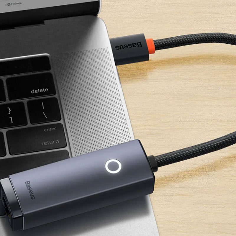 مبدل USB به LAN باسئوس مدل WKQX000101