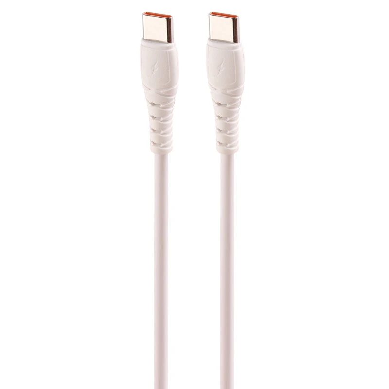 کابل تبدیل فست شارژ Shoosh SH280C Type-C To Type-C 6A 1.1m