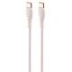 کابل تبدیل فست شارژ Shoosh SH280C Type-C To Type-C 6A 1.1m