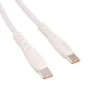 کابل تبدیل فست شارژ Shoosh SH280C Type-C To Type-C 6A 1.1m