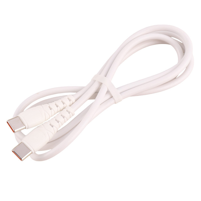 کابل تبدیل فست شارژ Shoosh SH280C Type-C To Type-C 6A 1.1m
