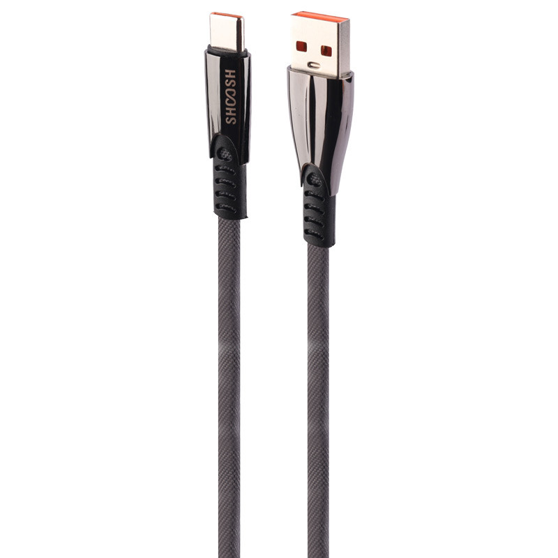 کابل تایپ سی فست شارژ Shoosh SH130C 6A 1.1m