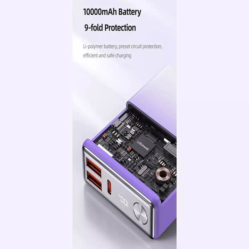 پاور بانک فست شارژ 10000 یوسامز Usams US-CD192 QC3.0 PD 22.5W