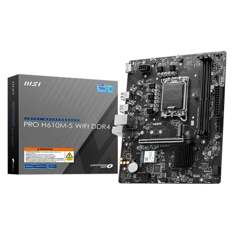 مادربرد ام اس آی PRO H610M-S WIFI DDR4