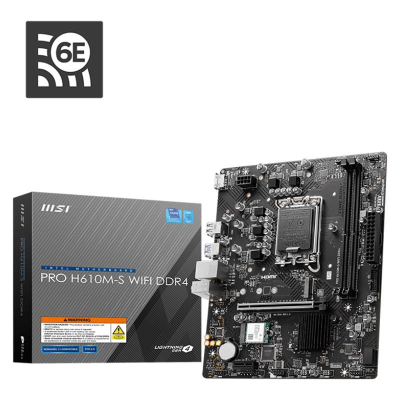 مادربرد ام اس آی PRO H610M-S WIFI DDR4