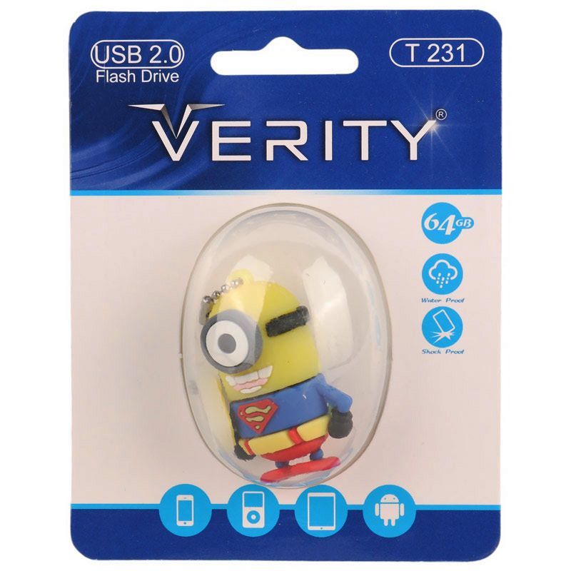 فلش عروسکی 64 گیگ USB2.0 وریتی Verity T231