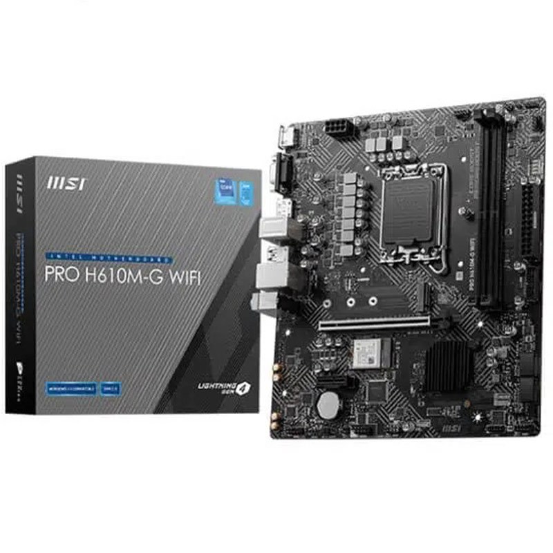 مادربرد ام اس آی MSI PRO H610M-G WIFI DDR5 LGA 1700