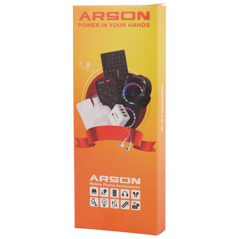 کابل آیفونی فست شارژ Arson AN-M6 2.1A 1m