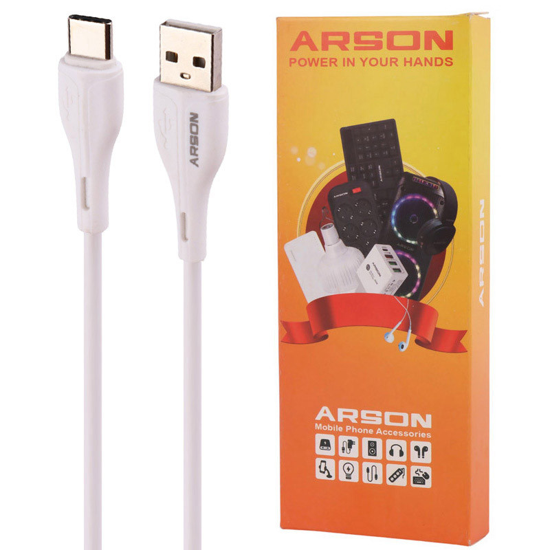 کابل تایپ سی فست شارژ Arson AN-M6 2.1A 1m