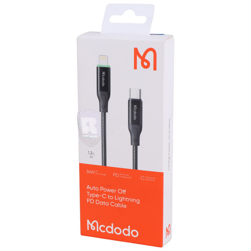 کابل تبدیل فست شارژ Mcdodo CA-305 Type-C To Lightning 3A PD 36W 1.2m