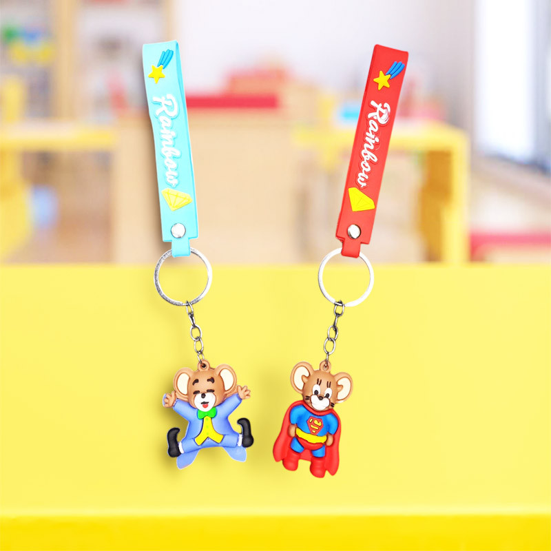 جاکلیدی سیلیکونی طرح تام و جری