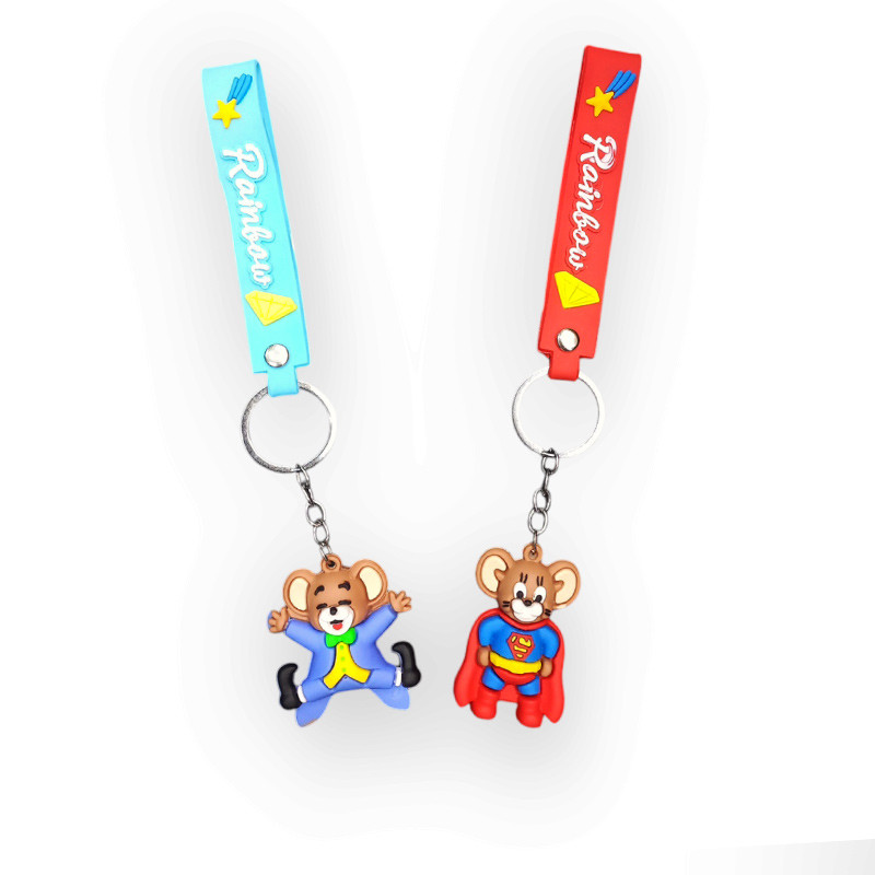 جاکلیدی سیلیکونی طرح تام و جری