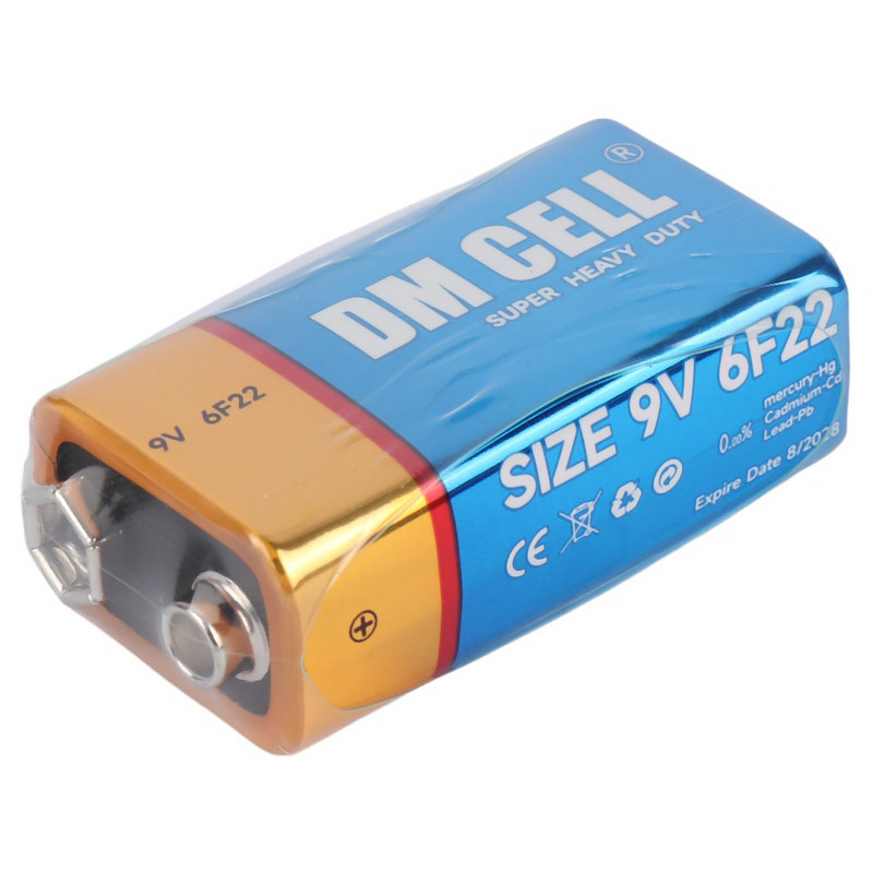 باتری کتابی DM Cell Super Heavy Duty 6F22 9V