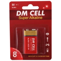 باتری کتابی DM Cell Super Alkaline 6LR61 9V