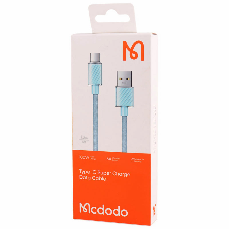 کابل تایپ سی فست شارژ Mcdodo CA-365 6A QC4.0 100W 1.2m