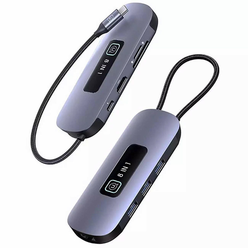 هاب 8 پورت Type-C یوسامز US-SJ643