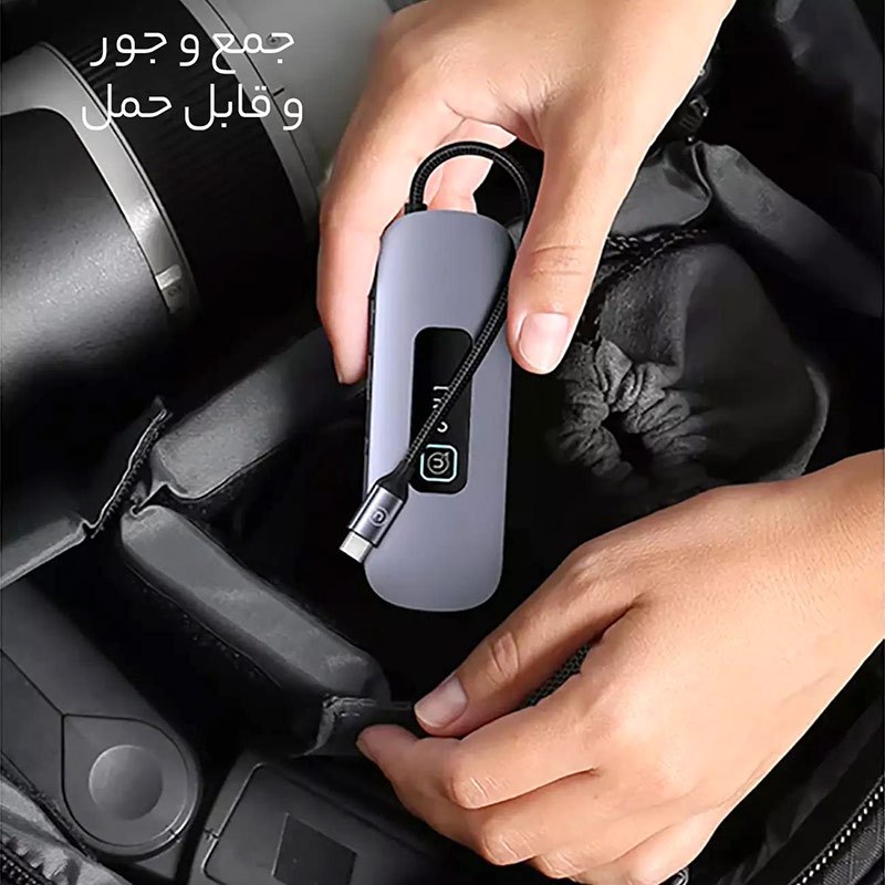 هاب 8 پورت Type-C یوسامز US-SJ643