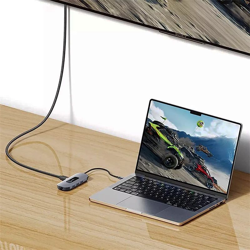 هاب 8 پورت Type-C یوسامز US-SJ643