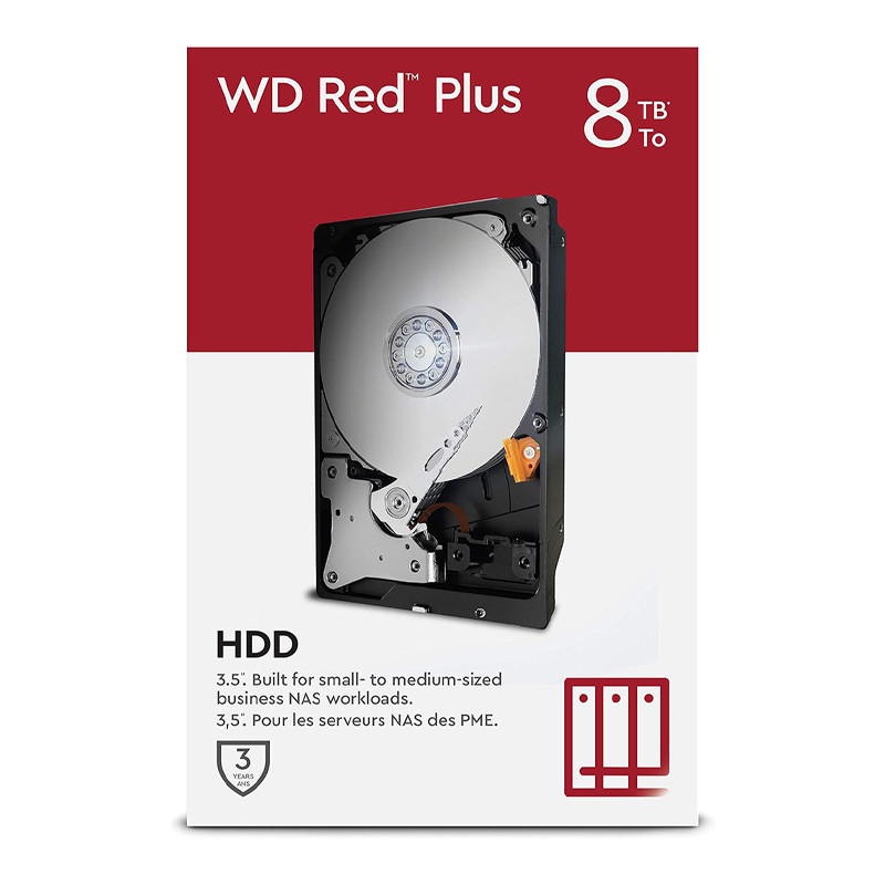 هارد اینترنال وسترن دیجیتال Western Digital Red Plus WD80EFPX 8TB