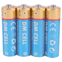باتری چهارتایی قلمی DM Cell Super Heavy Duty R6P UM3 1.5V AA