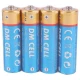 باتری چهارتایی قلمی DM Cell Super Heavy Duty R6P UM3 1.5V AA