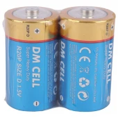 باتری دوتایی بزرگ DM Cell Super Heavy Duty R20P UM1 1.5V D