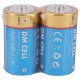 باتری دوتایی بزرگ DM Cell Super Heavy Duty R20P UM1 1.5V D