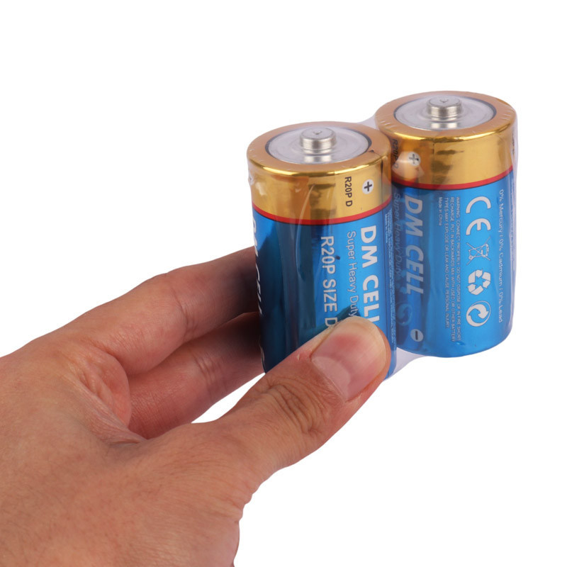 باتری دوتایی بزرگ DM Cell Super Heavy Duty R20P UM1 1.5V D