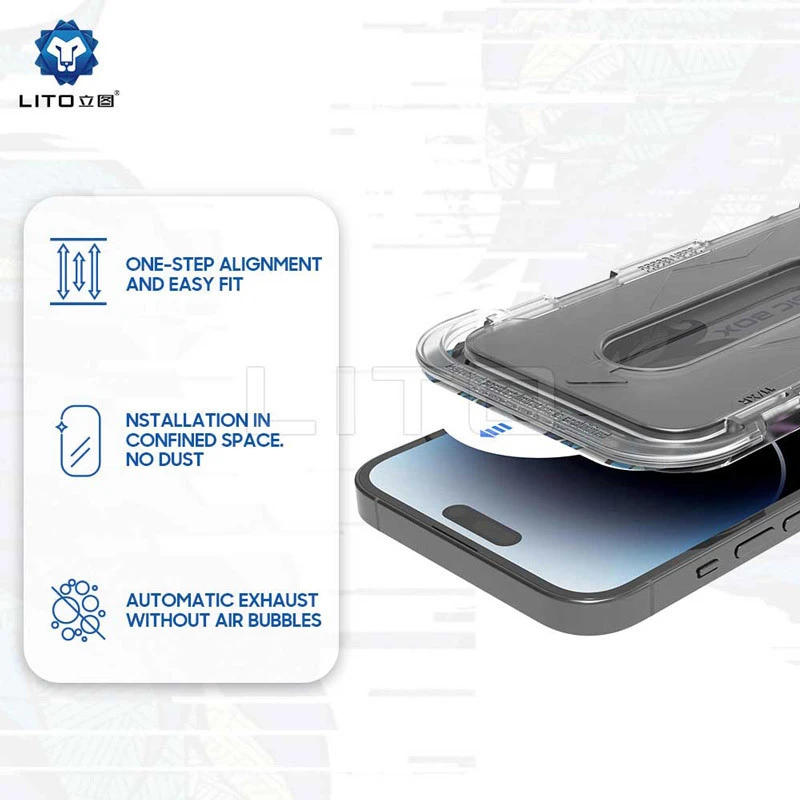 گلس پرایوسی D+ Tools Magic Glass Box لیتو آیفون iPhone 14 / 13 / 13 Pro