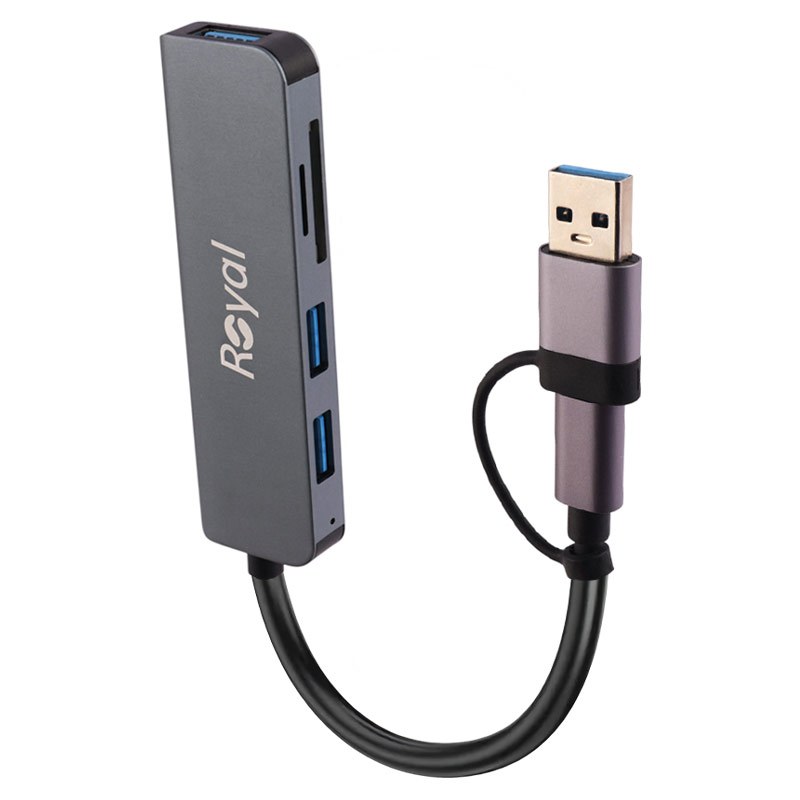 هاب 5 پورت Type-C /USB رویال RHC-30