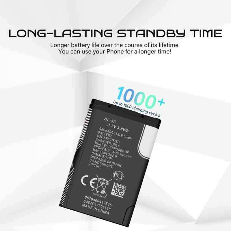 باتری موبایل اورجینال Nokia BL-5C بسته 10 عددی