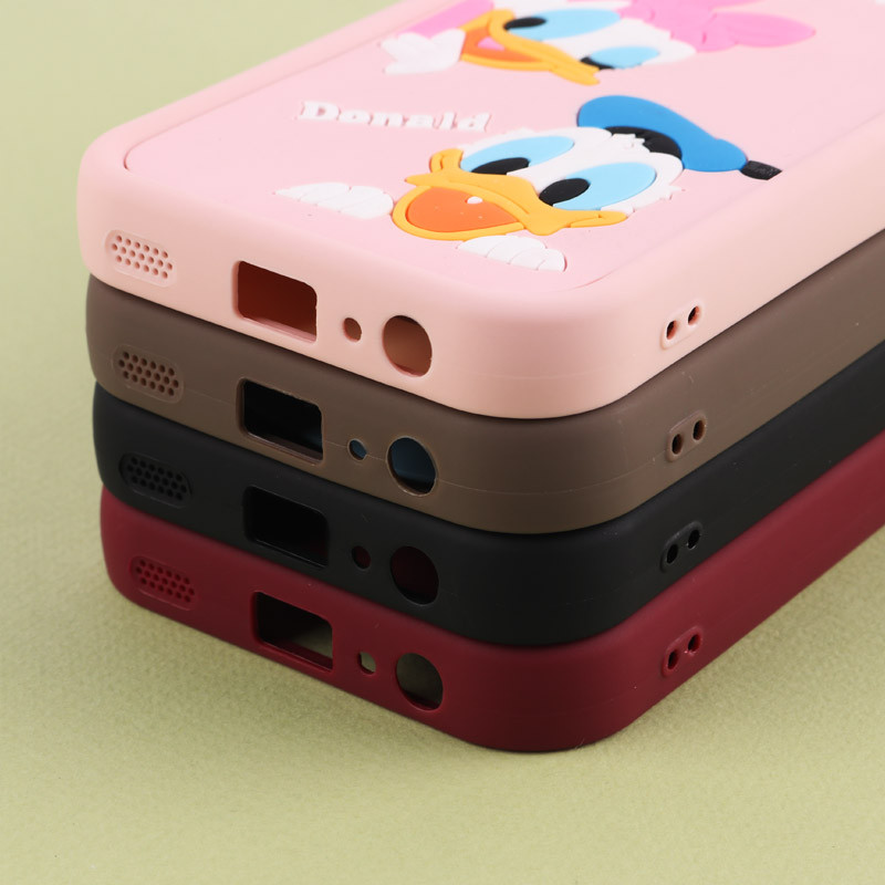 قاب سولید سامسونگ Galaxy A15 کارتونی برجسته محافظ لنزدار