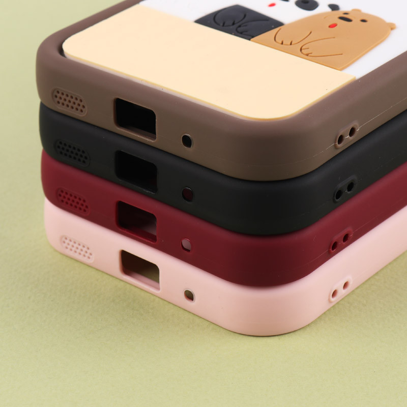 قاب سولید سامسونگ Galaxy A11 / M11 کارتونی برجسته محافظ لنزدار