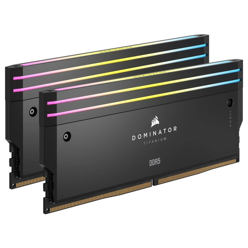 رم کامپیوتر Corsair Dominator Titanium RGB DDR5 32GB 7200MHz CL34 Dual