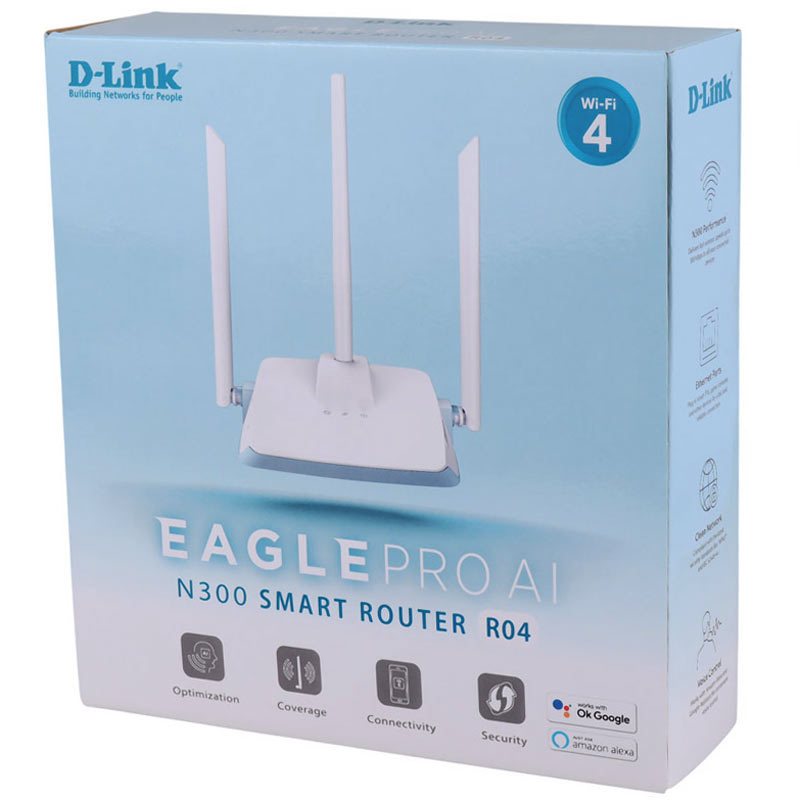 روتر 3 آنتن D-Link N300 R04 300Mbps