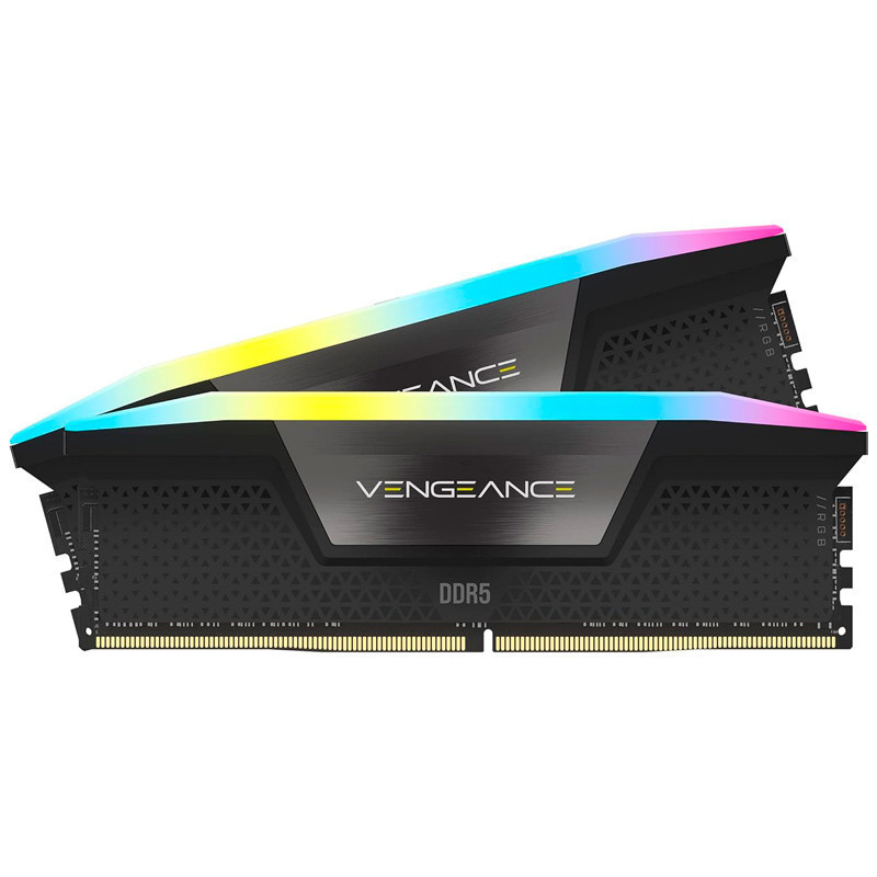 رم کامپیوتر Corsair Vengeance RGB DDR5 96GB 5200MHz CL38 Dual