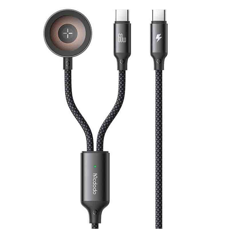 کابل دو سر تایپ سی و مغناطیسی شارژ Mcdodo CA-220 1.2m