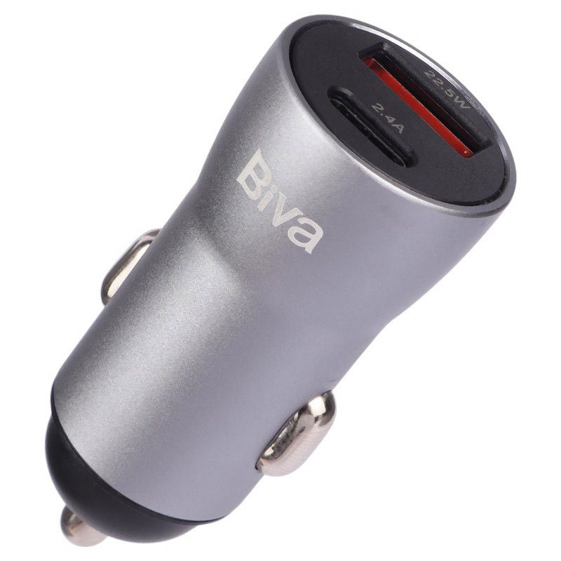 شارژر فندکی فست شارژ Biva CC-18 QC3.0 PD 3A 22.5W