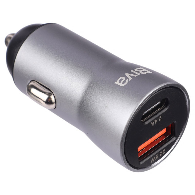 شارژر فندکی فست شارژ Biva CC-18 QC3.0 PD 3A 22.5W