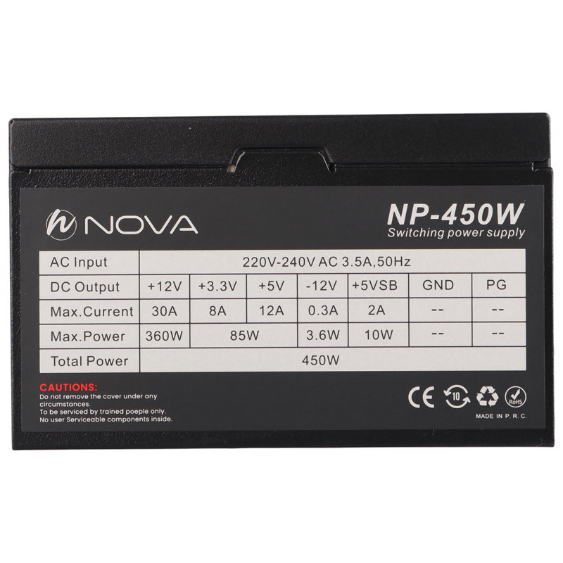 پاور نوا Nova NP-450W 120mm 450W