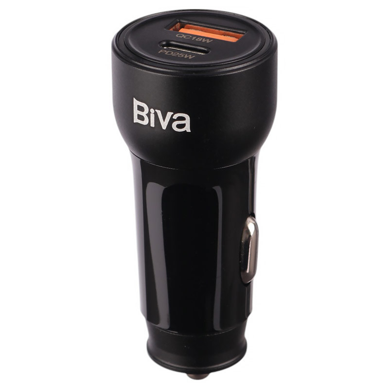 شارژر فندکی فست شارژ Biva CC-32 3A QC3.0 PD 25W