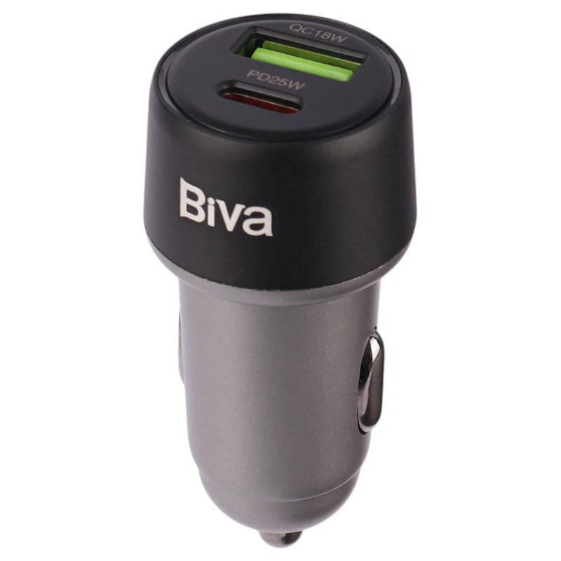 شارژر فندکی فست شارژ Biva CC-38 3A QC3.0 PD 25W