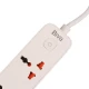 چند راهی 4 خانه برق بیوا PS-05 با کابل 2 متری + شارژر USB و Type-C