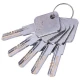 مغزی قفل روستیک Rustic 7cm کد 2