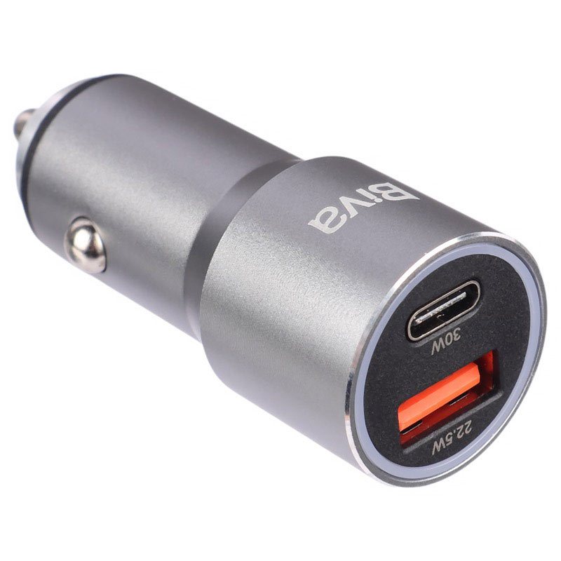 شارژر فندکی فست شارژ Biva CC-17 QC3.0 PD 30W