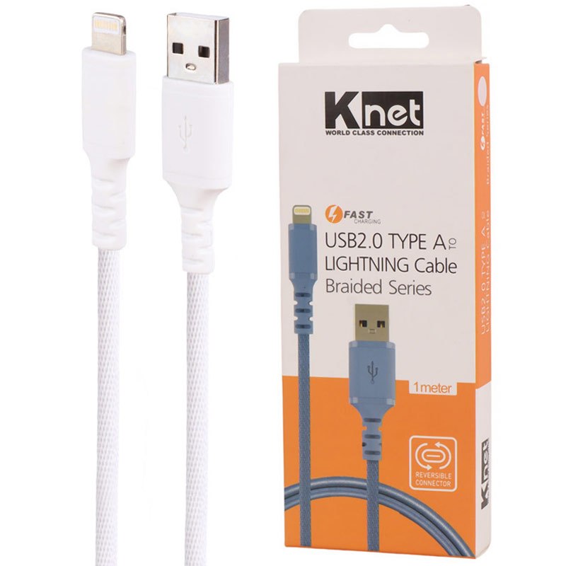 کابل آیفونی فست شارژ K-net K-CULB2010 1m